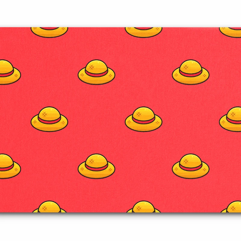 Tapis de Souris "CHAPEAU DE PAILLE"