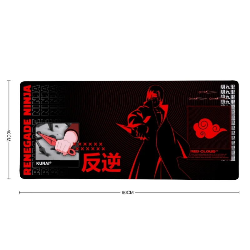 Tapis de Souris "Le Ninja aux Nuages Rouges"