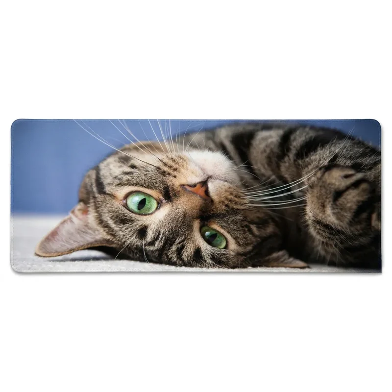 XXL Cat Mouse Pad — Feline Gaze, Hyper-Realistic Edition | PopMyPad