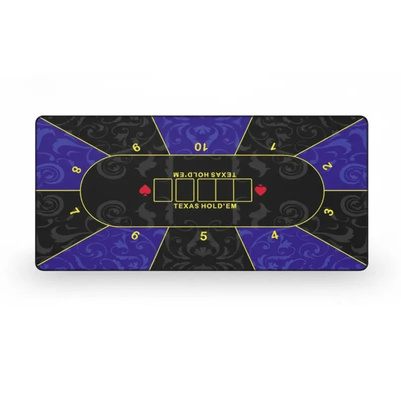 Tapis de Souris XXL Poker — Texas Hold'em Baroque Violet et Noir | PopMyPad