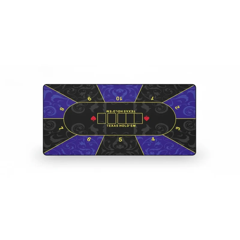 XXL Poker Mouse Pad — Baroque Purple & Black Texas Hold'em | PopMyPad