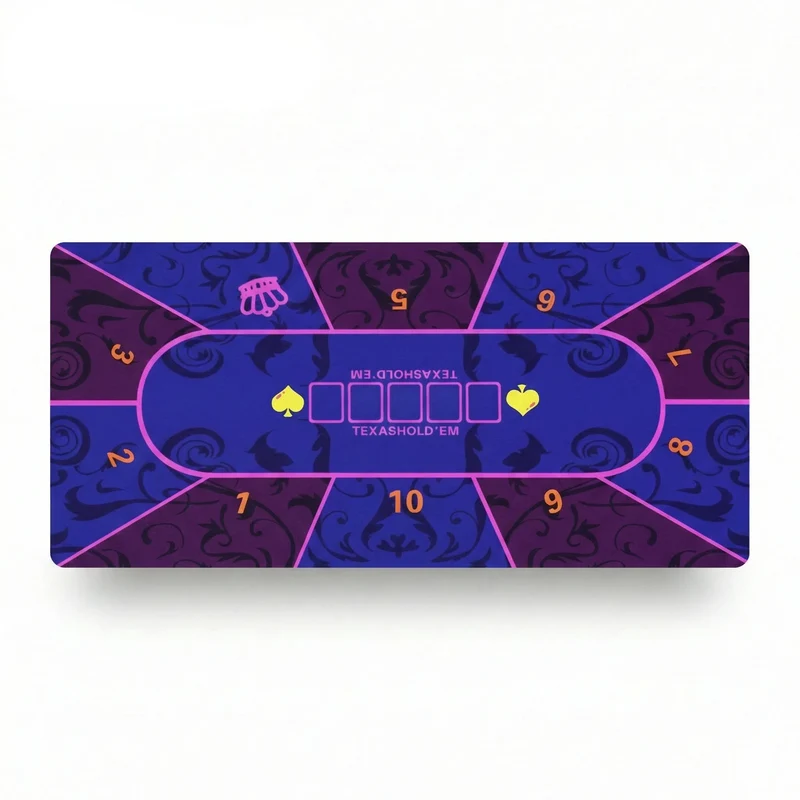 XXL Poker Mouse Pad — Neon Pink Texas Hold'em | PopMyPad