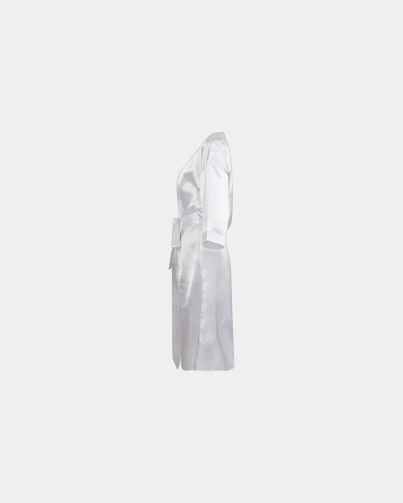 Peignoir satin femme manches 3/4 à personnaliser