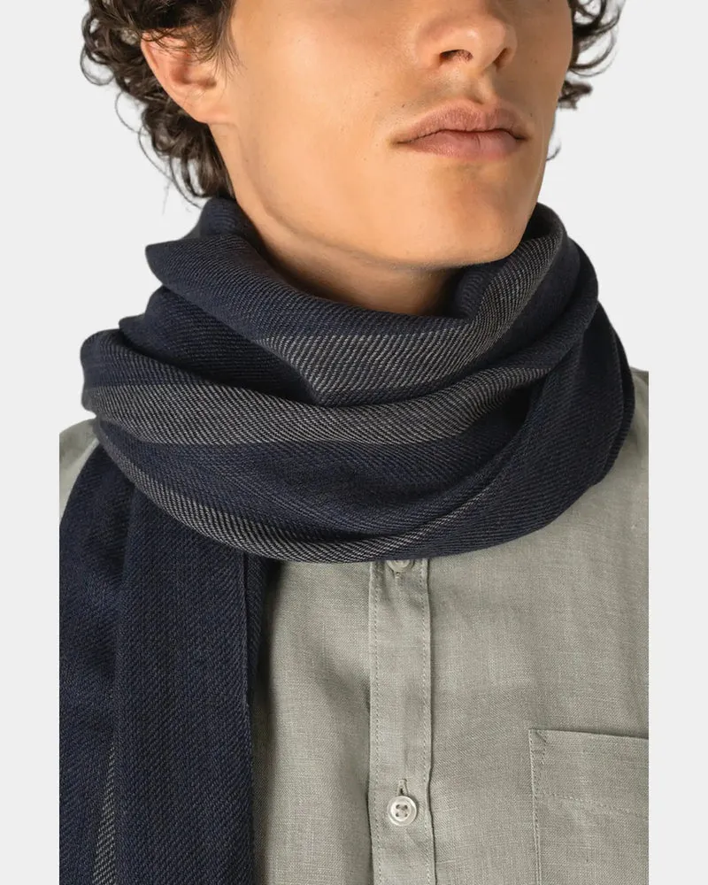 Chèche à rayures coton viscose à personnaliser