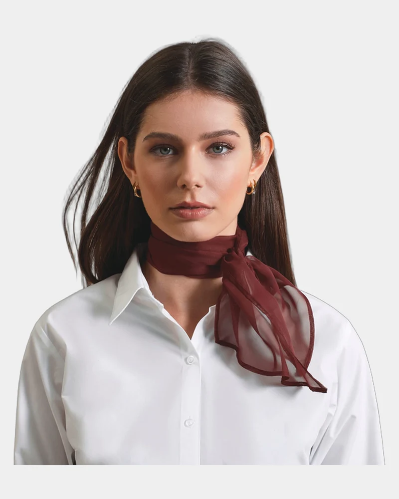 Foulard mousseline polyester femme à personnaliser