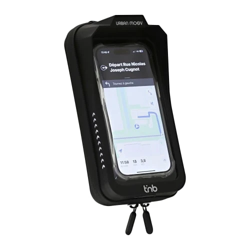 Support smartphone en coque rigide résistant à l'eau avec système QUICK LOCK - universel vélo / trottinette