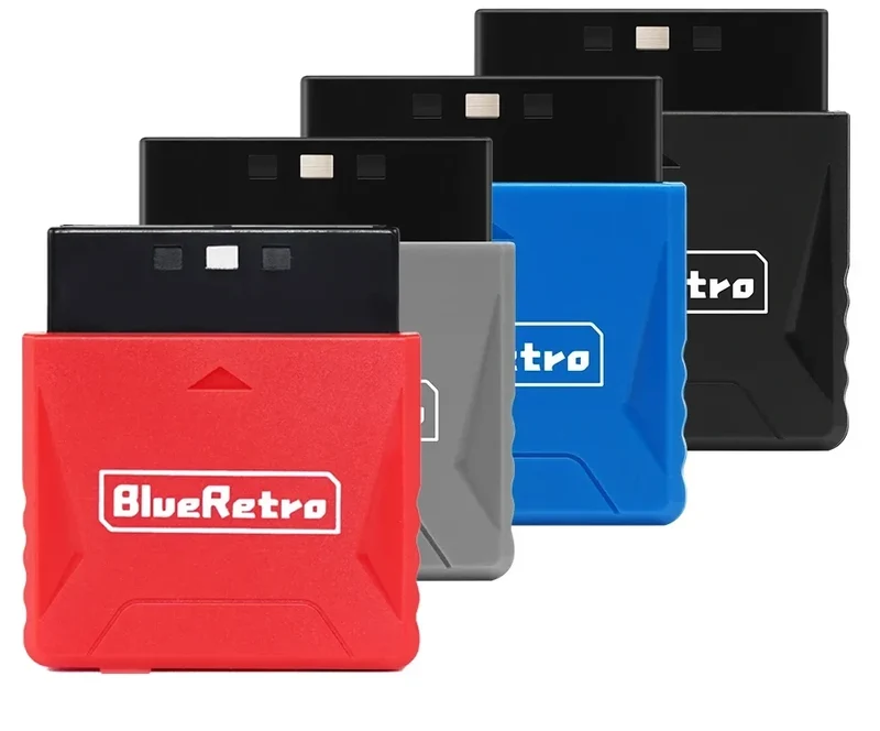 Adaptateur BlueRetro Mini RetroScaler pour PS1 et PS2 — format compact, USB-C
