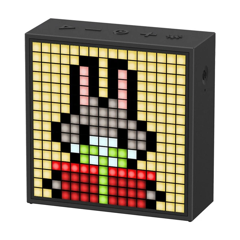 Enceinte Bluetooth Divoom Timebox-Evo — façade LED pixel art 16×16, 6 W