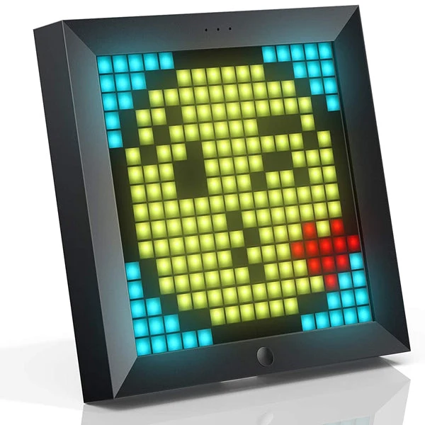 Écran pixel art Divoom Pixoo — 16×16 LED, horloge et visualiseur musical