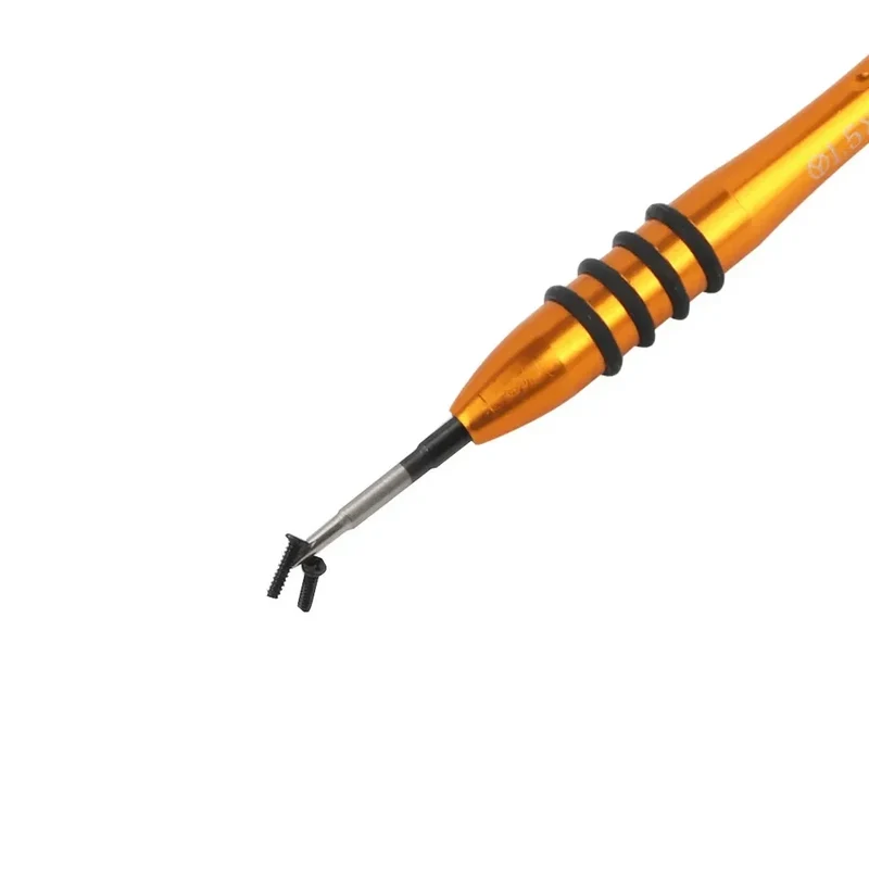Tournevis tri-wing Y 0.6, 1.5 et 2.0 mm — les trois diamètres de la vis à trois ailes