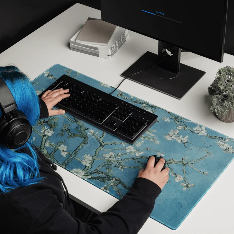 Tapis De Souris Van Gogh Amandier En Fleurs