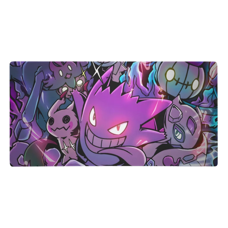 Tapis De Souris Gamer Fantômes Violets