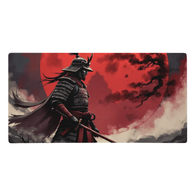 Tapis De Souris Japonais Samouraï Légendaire