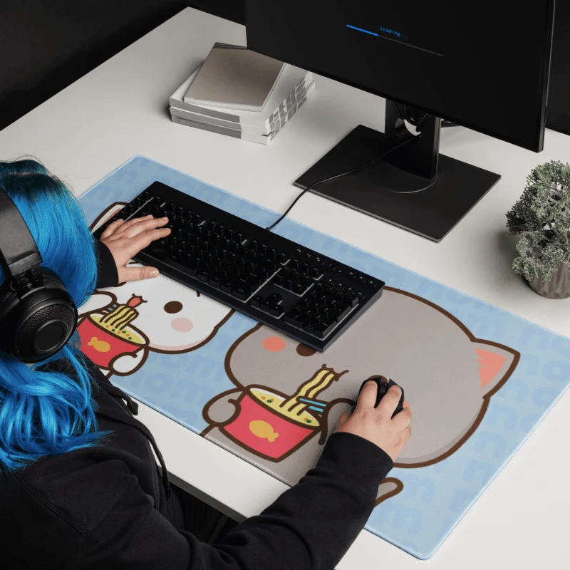 Tapis De Souris Kawaii Chatons Ramen