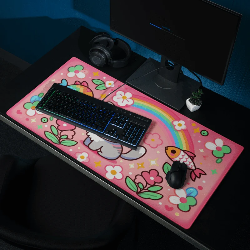 Tapis De Souris Kawaii Chaton Mignon