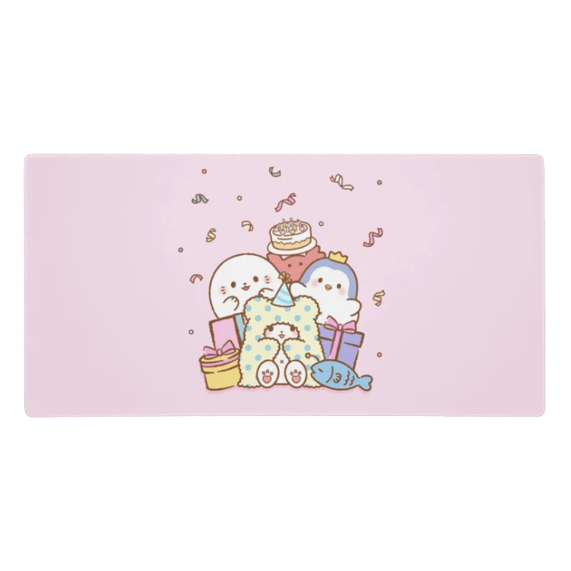 Tapis De Souris Kawaii Personnages Mignons