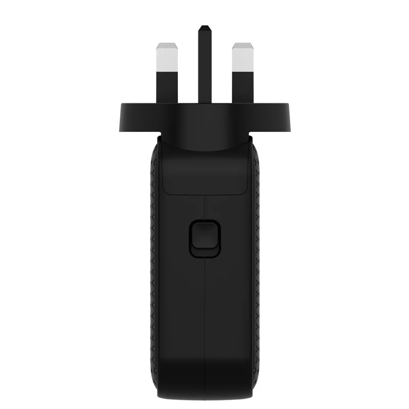 Chargeur de voyage HyperJuice® 145 W USB-C GaN testé pour la sécurité avec 4 ports - Noir
