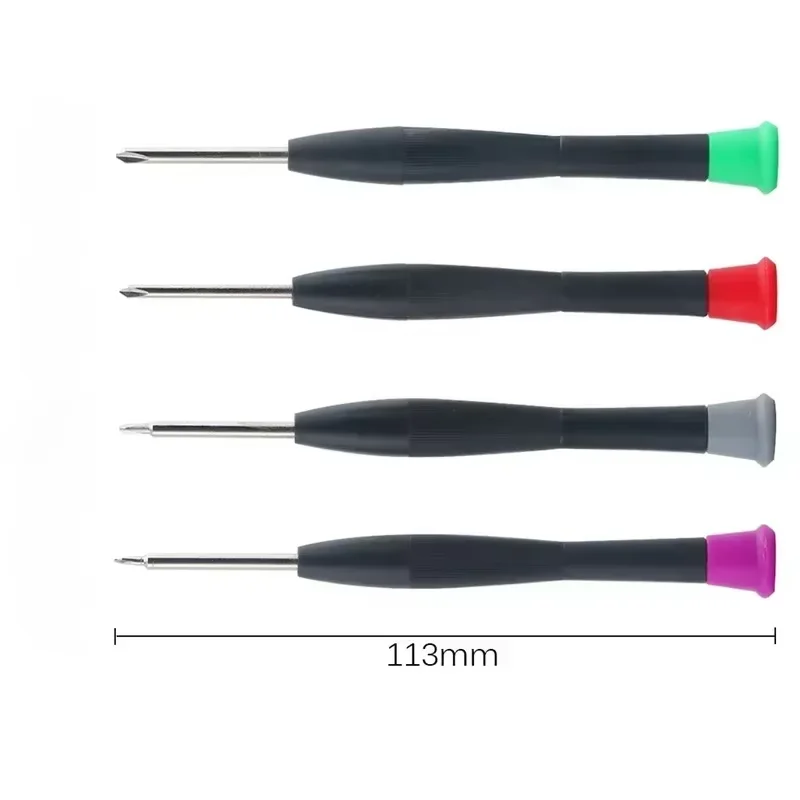 Jeu de 4 tournevis tri-wing Y 1.5 / 2.5 / 3.0 et cruciforme PH000 — consoles portables