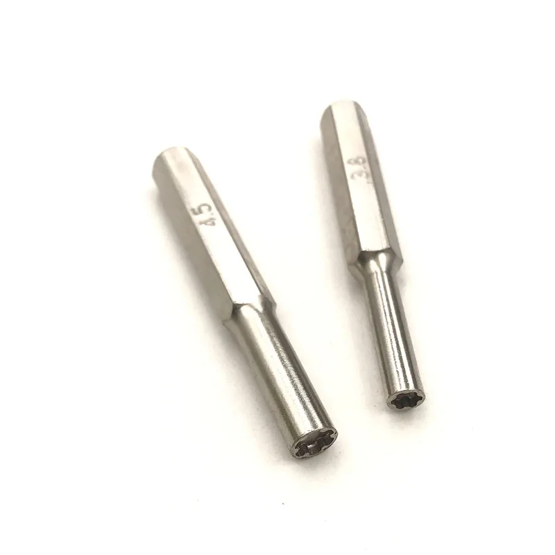 Embouts GameBit 3,8 et 4,5 mm — tige 50 ou 100 mm, à l'unité ou par cinq jeux
