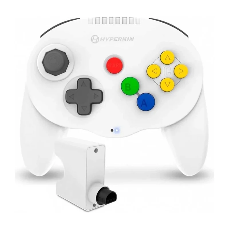 Manette Bluetooth Hyperkin Admiral style N64 — adaptateur pour la console d'origine fourni