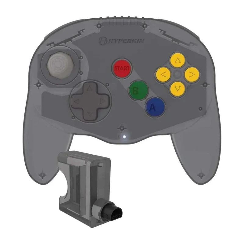 Manette Bluetooth Hyperkin Admiral style N64 — adaptateur pour la console d'origine fourni