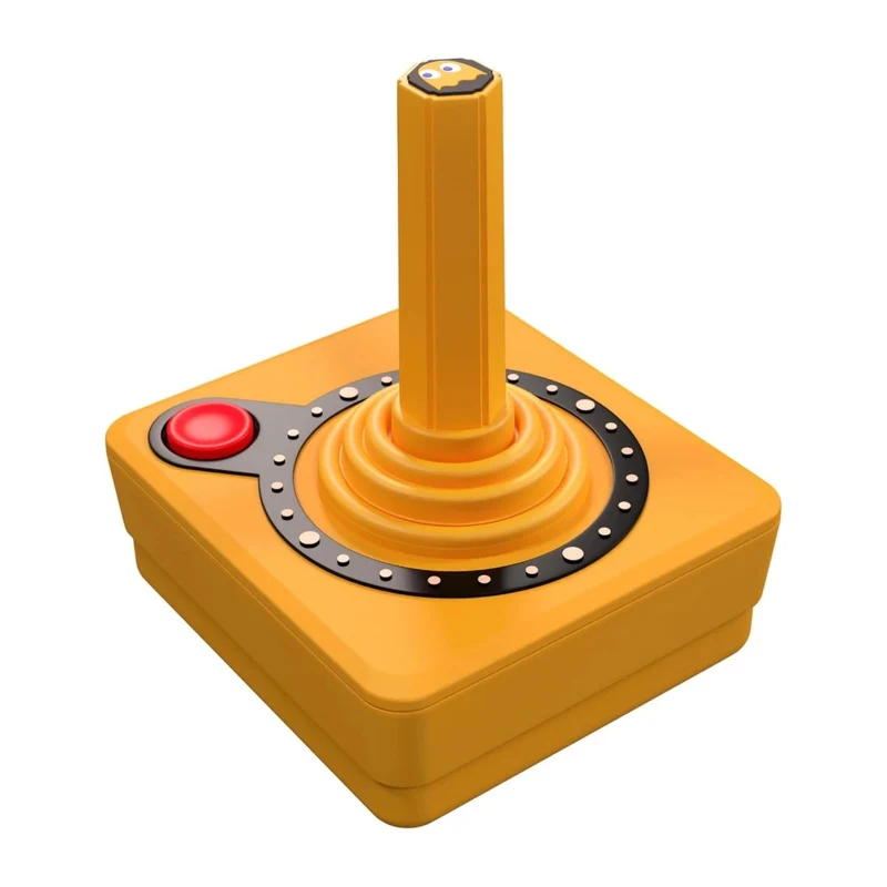 Joystick sans fil Atari CX40+ édition PAC-MAN — 5 coloris, adaptateurs DB9 et USB-A fournis
