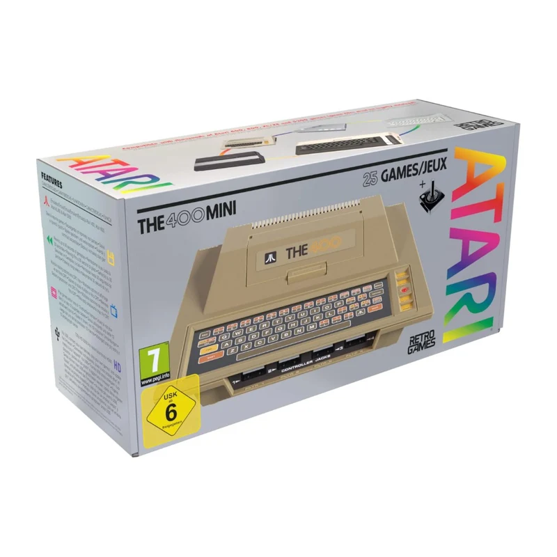 THE400 Mini — l'Atari 400 en demi-taille, 25 jeux intégrés, joystick USB et sortie HDMI