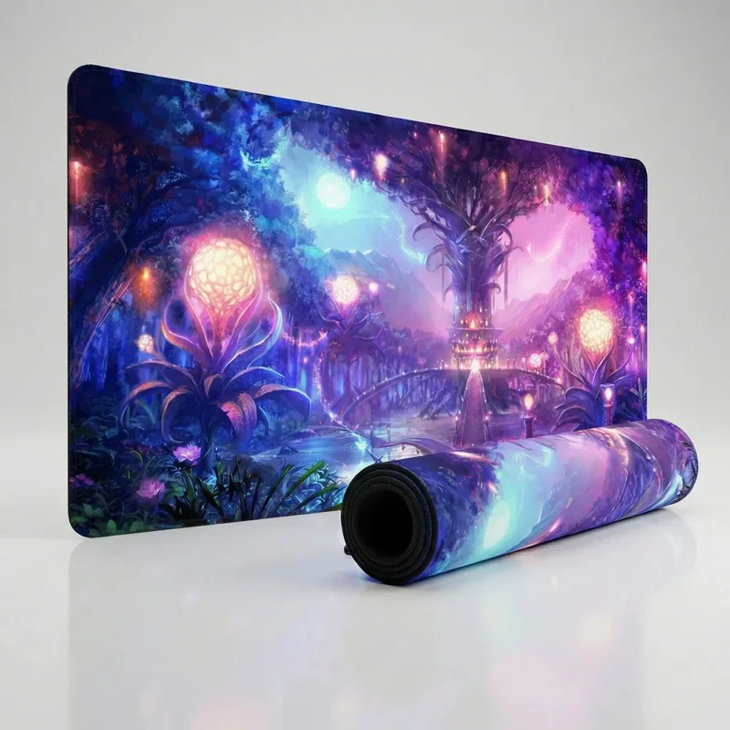 XXL Fantasy Gaming Mouse Pad — Sanctuary of the Magic Tree | PopMyPad