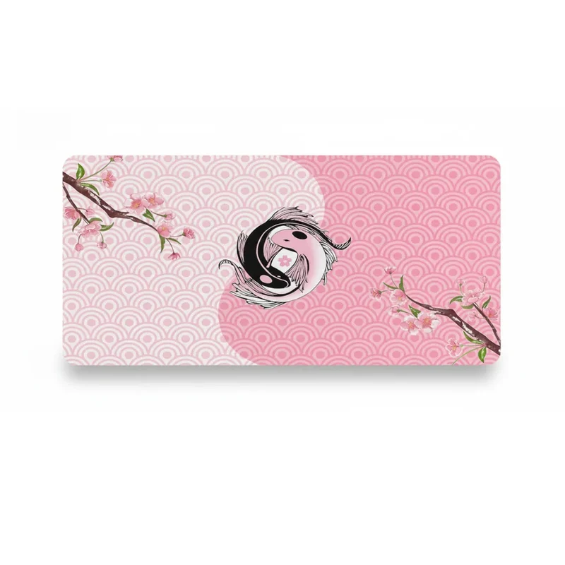 XXL Japanese Mouse Pad — Koi Carp and Cherry Blossom | PopMyPad