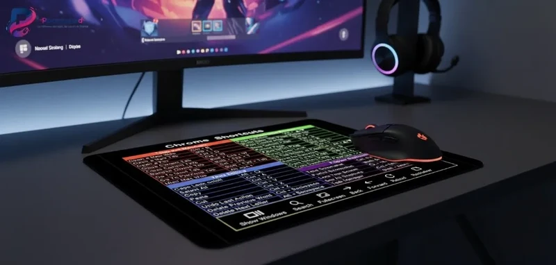 Google Chrome Shortcuts Mouse Pad — Productivity and Minimalist Design | PopMyPad