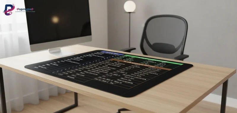 Photoshop Shortcuts Guide Mouse Pad — The Designer's Cheat Sheet | PopMyPad