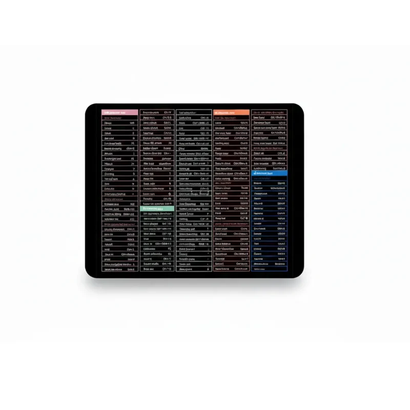 Keyboard Shortcuts Mouse Pad — Cheat Sheet Pro 9.8 × 13.8 in | PopMyPad