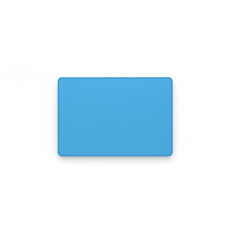 Sky Blue Mouse Pad — Minimalist Solid Colour 9.8 × 11.4 in | PopMyPad