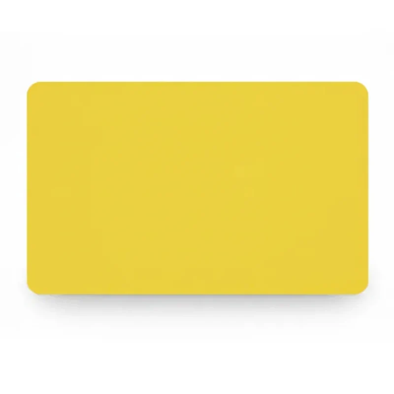 Yellow Mouse Pad — Minimalist Solid Colour 9.8 × 11.4 in | PopMyPad