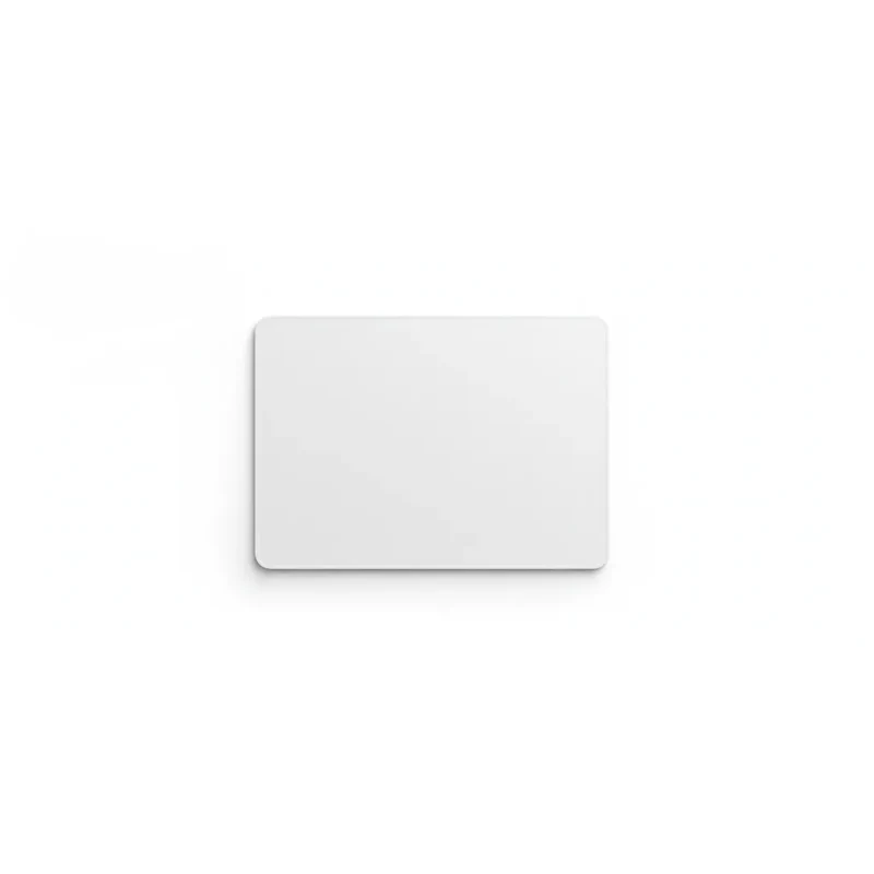White Mouse Pad — Minimalist Solid Colour 9.8 × 11.4 in | PopMyPad