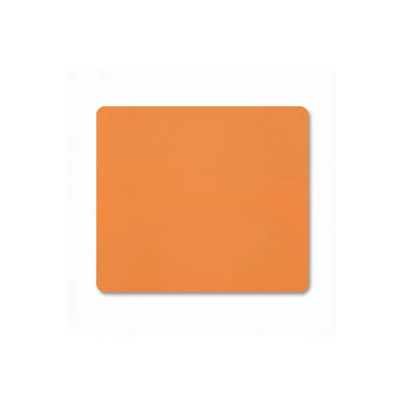 Orange Mouse Pad — Minimalist Solid Colour 9.8 × 11.4 in | PopMyPad
