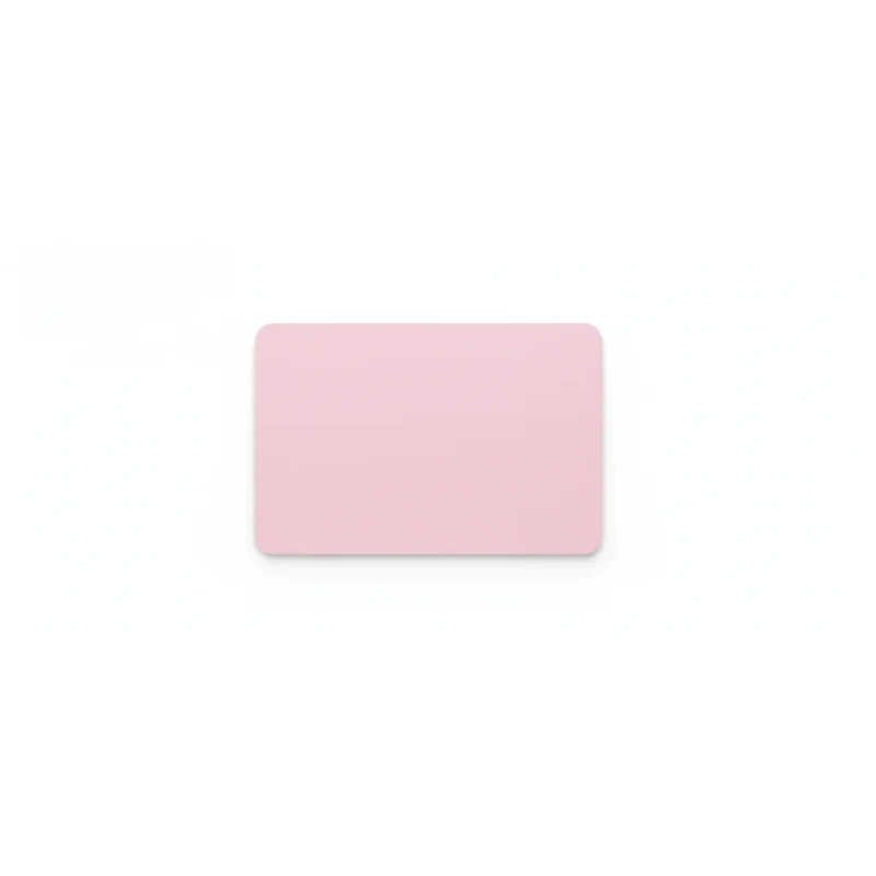 Pastel Pink Mouse Pad — Minimalist Solid Colour 9.8 × 11.4 in | PopMyPad