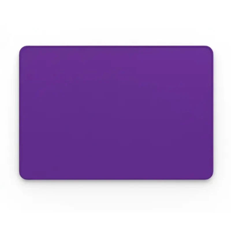 Purple Mouse Pad — Minimalist Solid Colour 9.8 × 11.4 in | PopMyPad