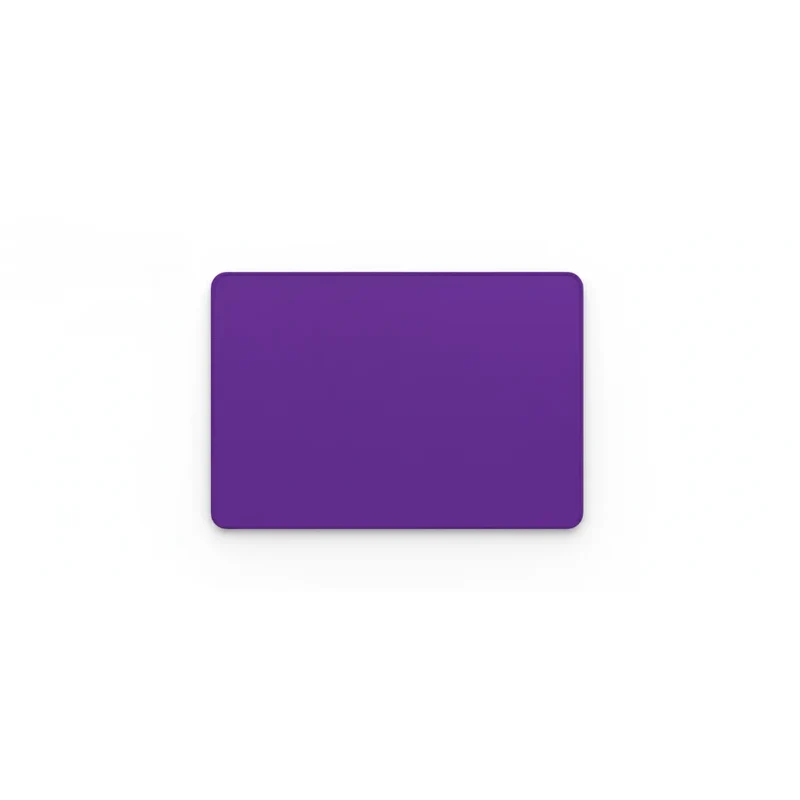 Purple Mouse Pad — Minimalist Solid Colour 9.8 × 11.4 in | PopMyPad