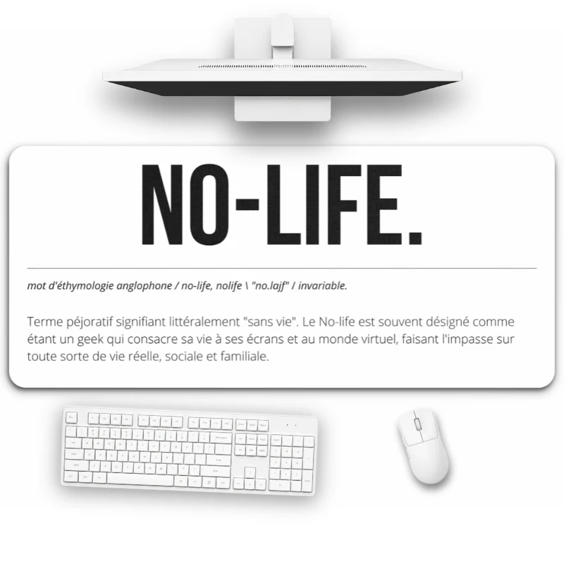 Tapis de Souris "NO LIFE"