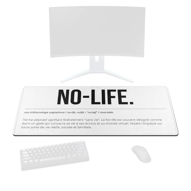 Tapis de Souris "NO LIFE"