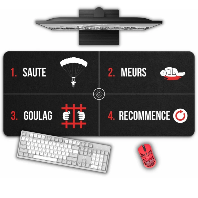 Tapis de Souris "Je suis nul aux Battle Royales"