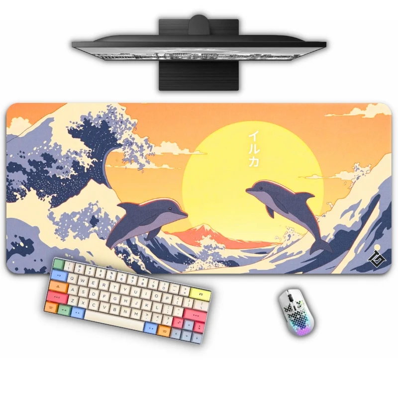 Tapis de Souris "DAUPHINS AU JAPON"