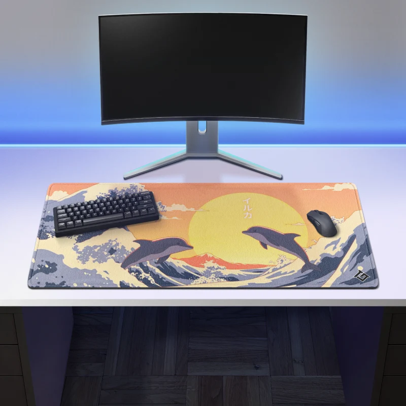 Tapis de Souris "DAUPHINS AU JAPON"