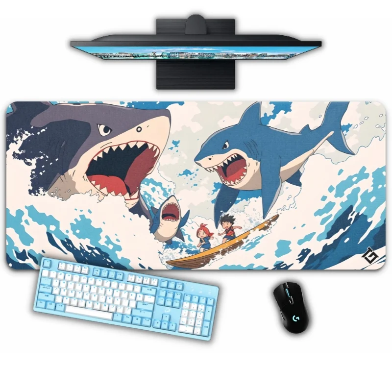 Tapis de Souris "ATTAQUE DE REQUINS"