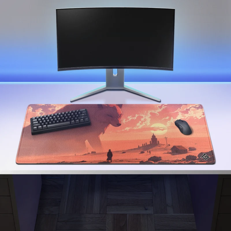 Tapis de Souris "RENARD DANS LE DÉSERT"