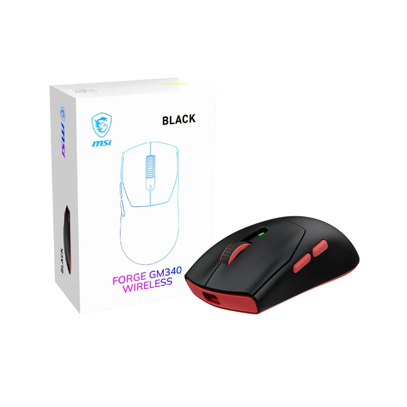MSI FORGE GM340 WIRELESS BLACK