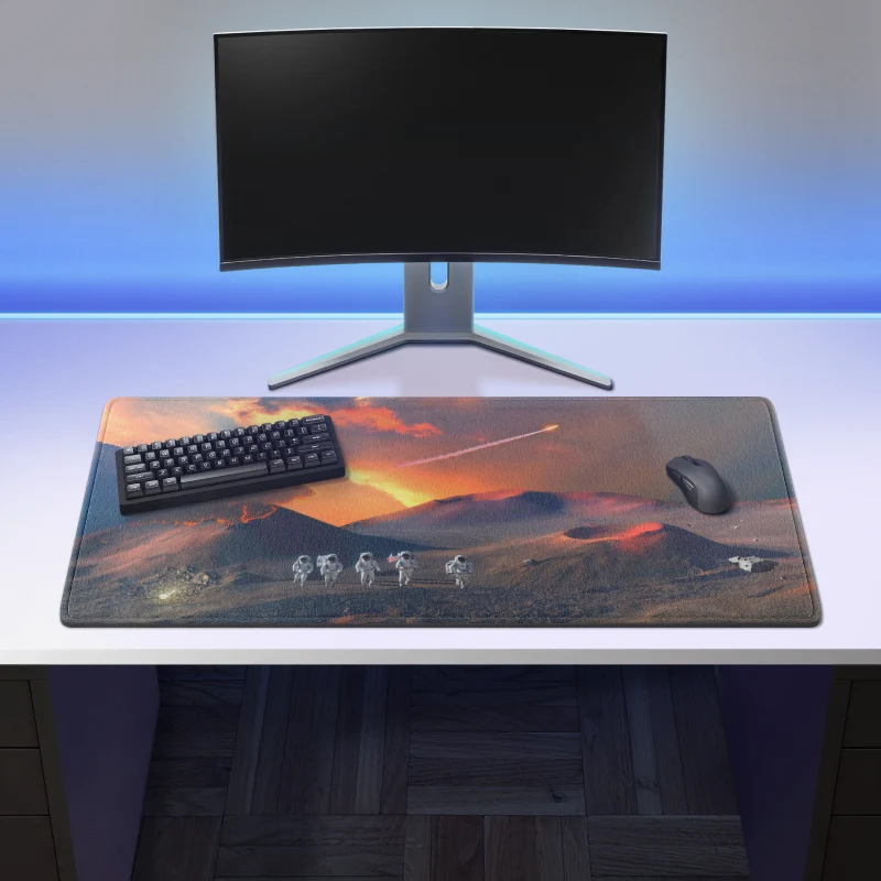 Tapis de Souris "DES CRATÈRES SUR LA PLANÈTE"