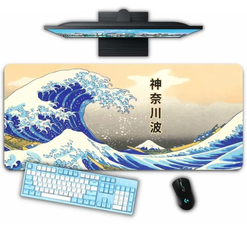 Tapis de Souris "Grande Vague Japonaise de Kanagawa"