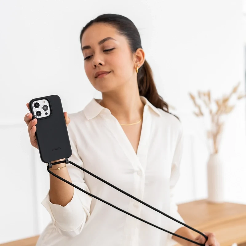 iPhone 15 Pro Max Chaîne pour téléphone portable Amovible